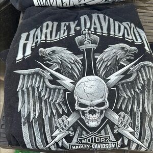 Harley-Davidson Black Graphic Hoodie